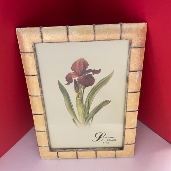 Contemporary Golden Enamel Ware Lawrence Picture Frame - Picture 3 of 11